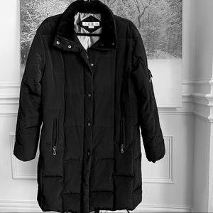 LARRY LEVINE BLACK PUFFER WINTER COAT